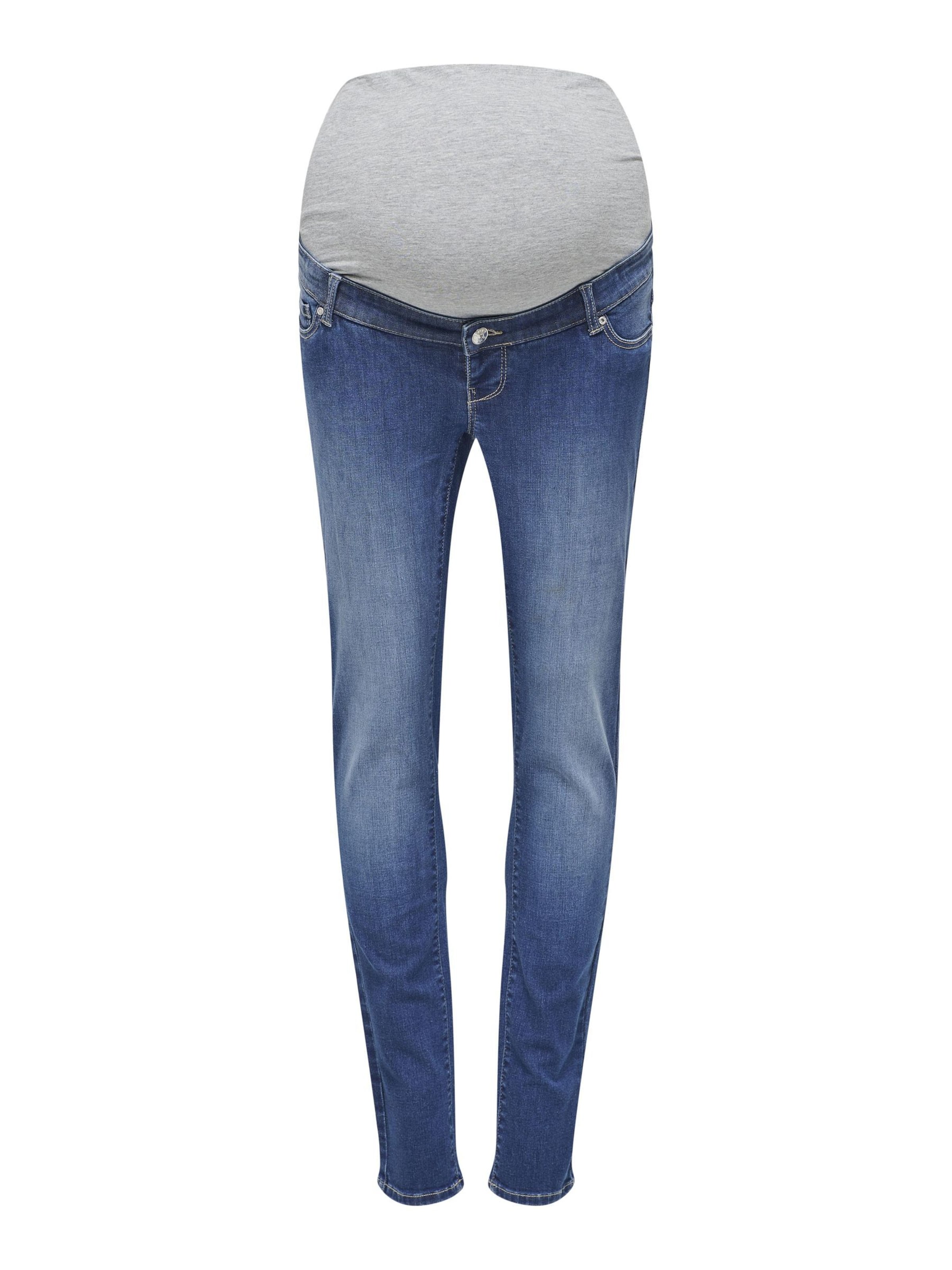 Only Maternity Skinny Jeans 'Rose' i blå: forside