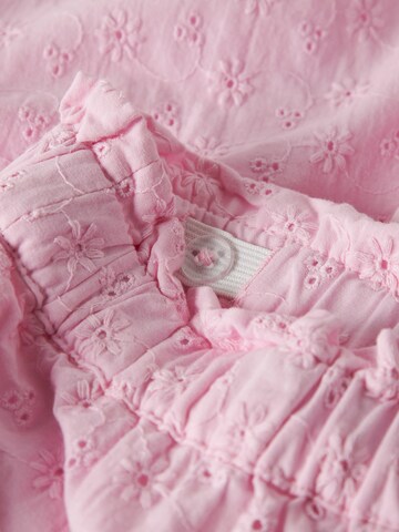 NAME IT - Perna larga Calças 'NMFDETINES' em rosa