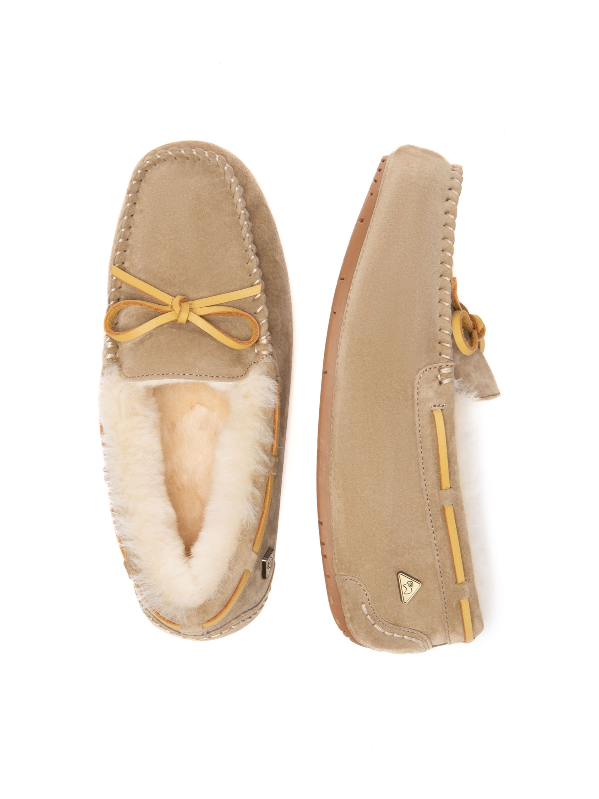 Everau Mokasyny w kolorze beżowy