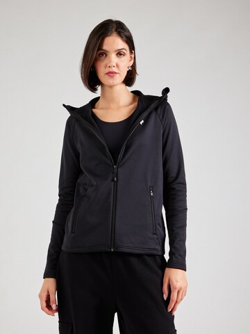 PEAK PERFORMANCE Funktionsfleecejacke 'Rider' in Schwarz: Vorderseite