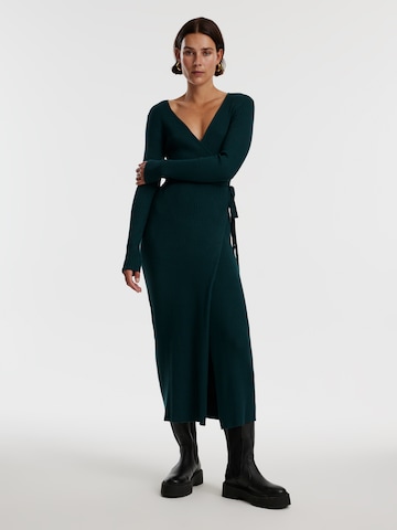 EDITED فستان مُحاك 'Mailien' بلون أخضر: الأمام