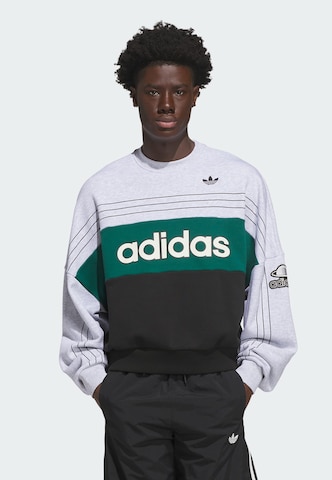 ADIDAS ORIGINALS - Sweatshirt 'Varsity' em cinzento: frente
