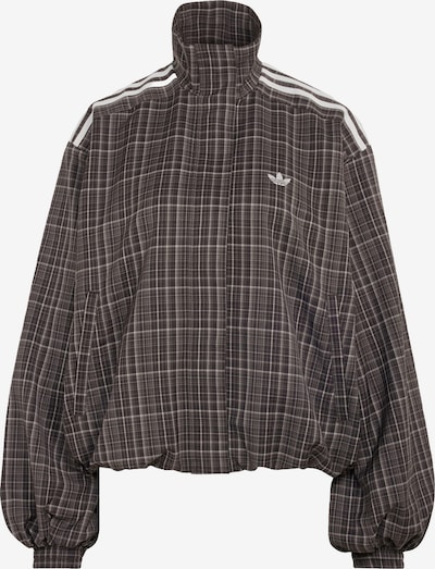 XS dydžio Demisezoninė striukė iš ADIDAS ORIGINALS, spalva – ruda / tamsiai ruda / balta, Prekių apžvalga