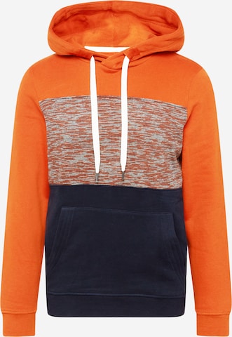 TOM TAILOR Sweatshirt in Orange: predná strana