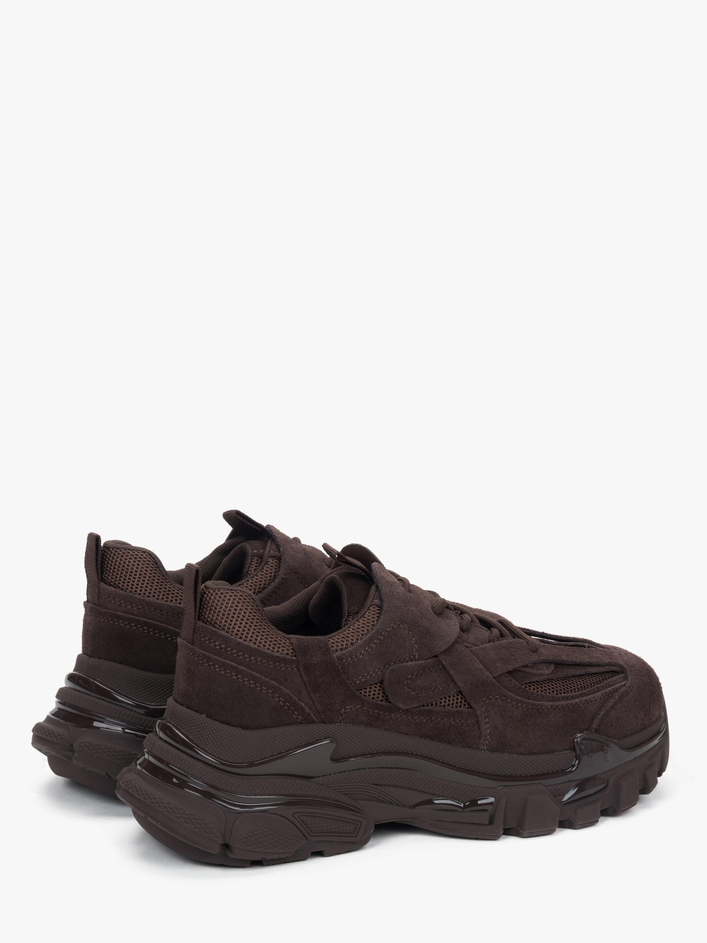 ES8 Låg sneaker '123-3' i brun