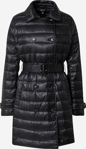 Manteau mi-saison Lauren Ralph Lauren en noir : devant