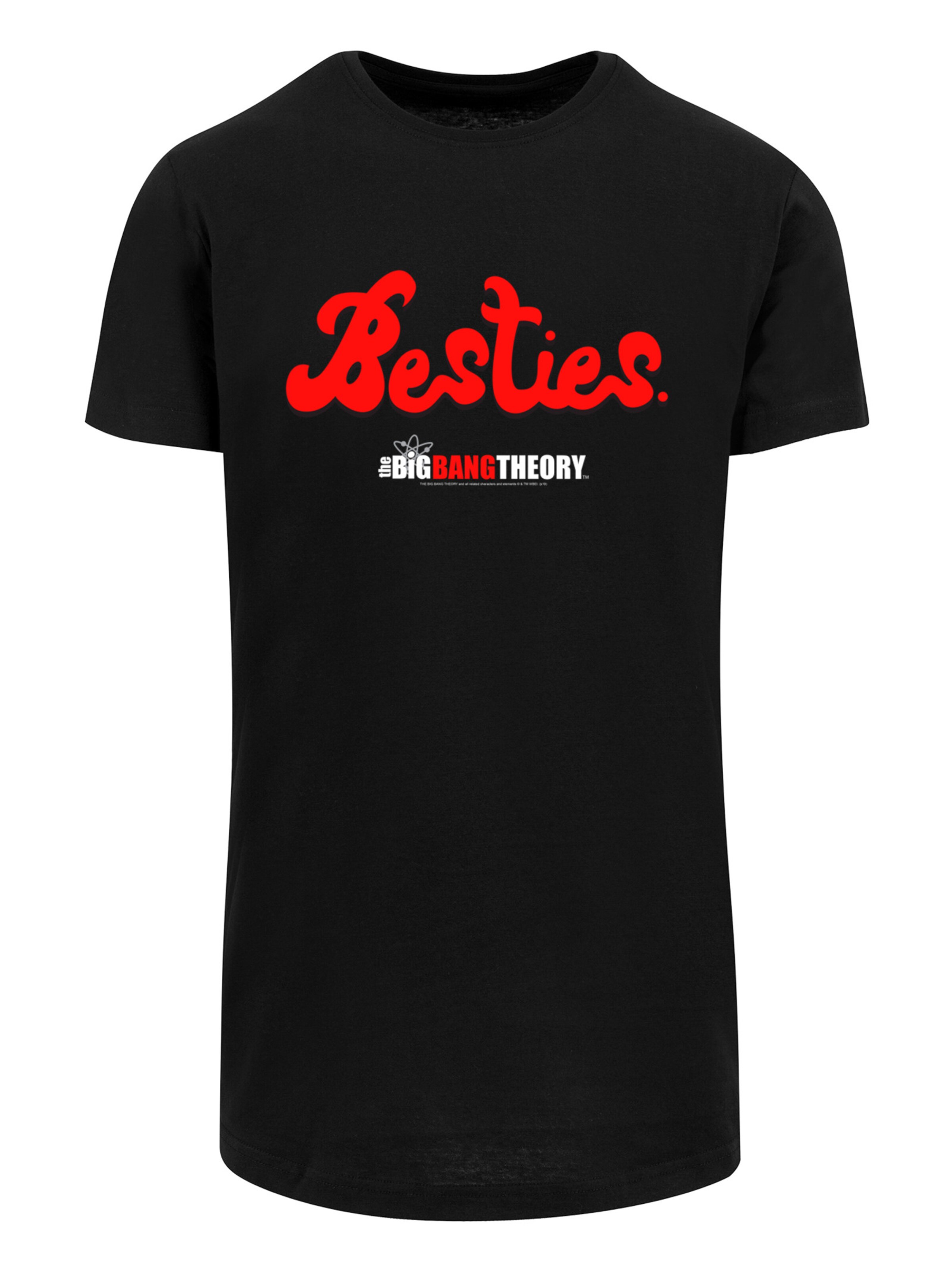 F4NT4STIC T-Shirt 'Theory Besties' in Schwarz: Vorderseite