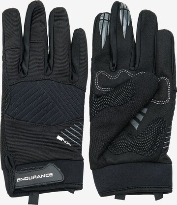 ENDURANCE Fingerhandschuhe 'Folkestone' in Schwarz: predná strana