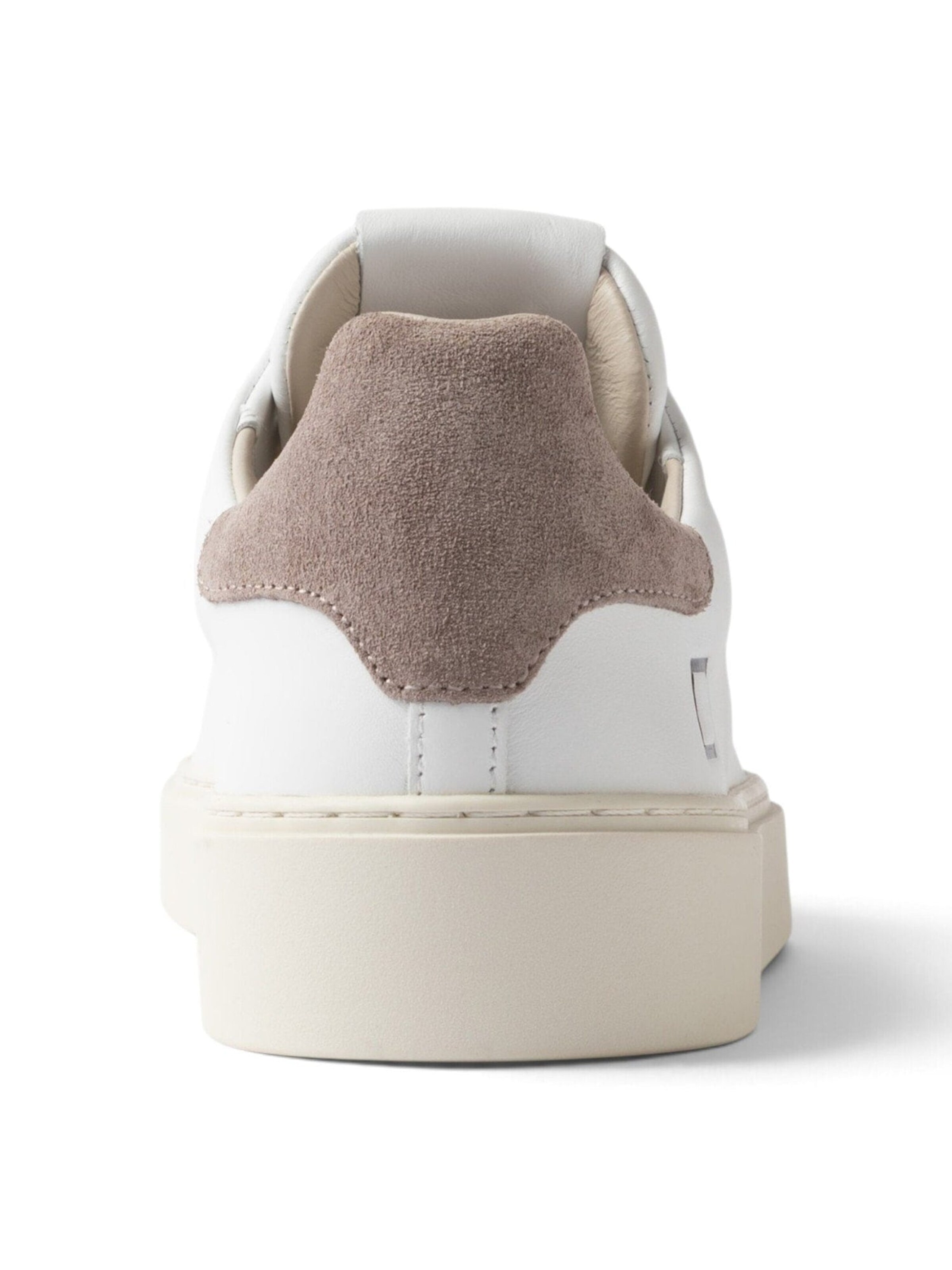 Sneaker bassa 'LEVANTE WHITE-TAUPE' di D.A.T.E in bianco