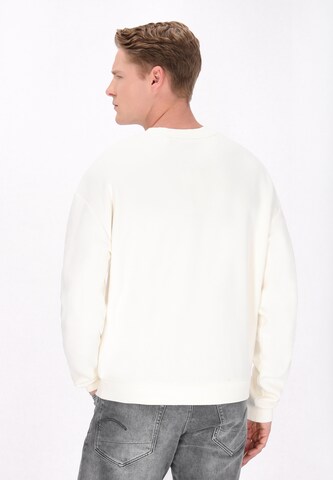 Sweat-shirt DreiMaster Vintage en blanc