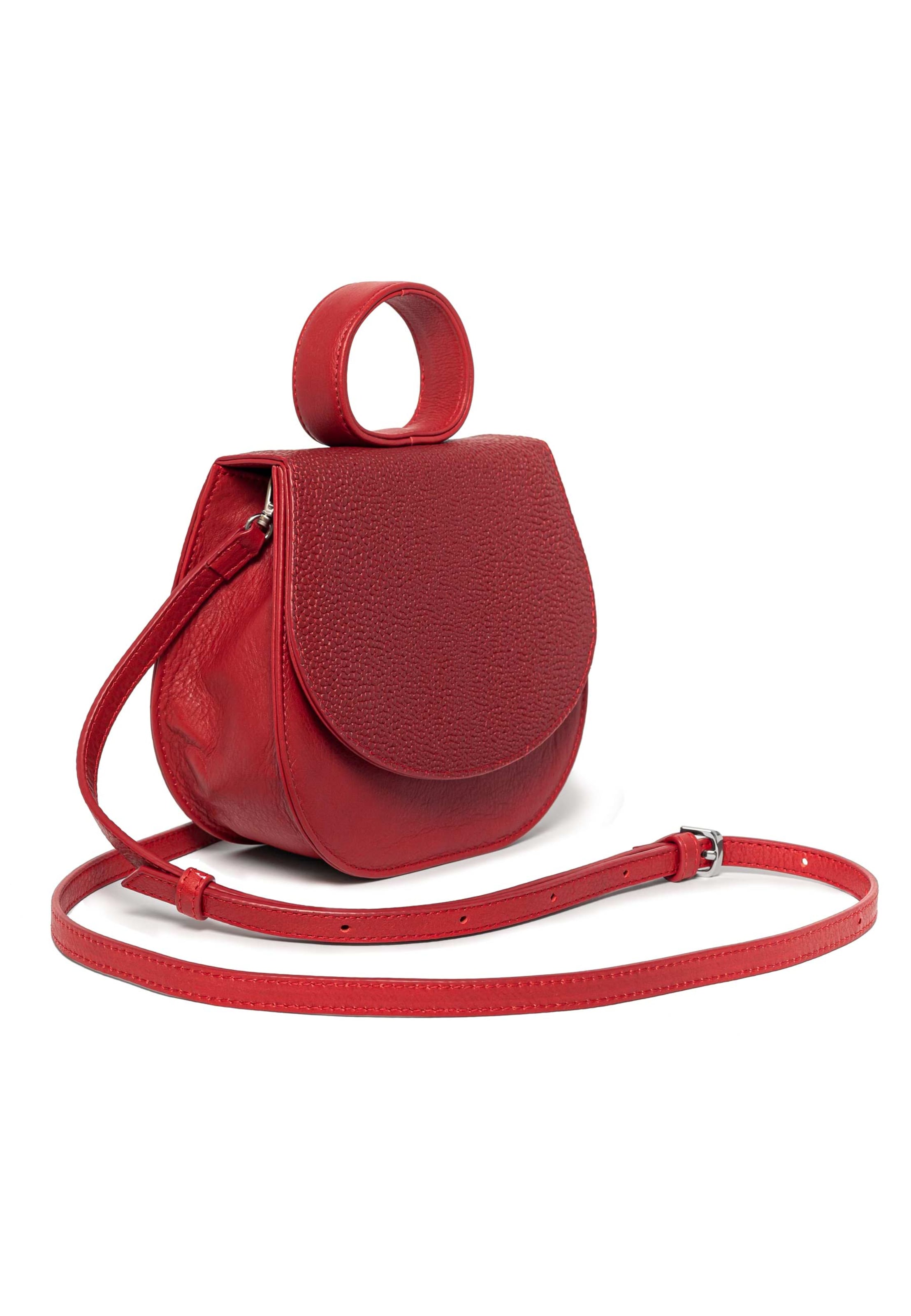 Gretchen Handbag 'Ebony' in Red