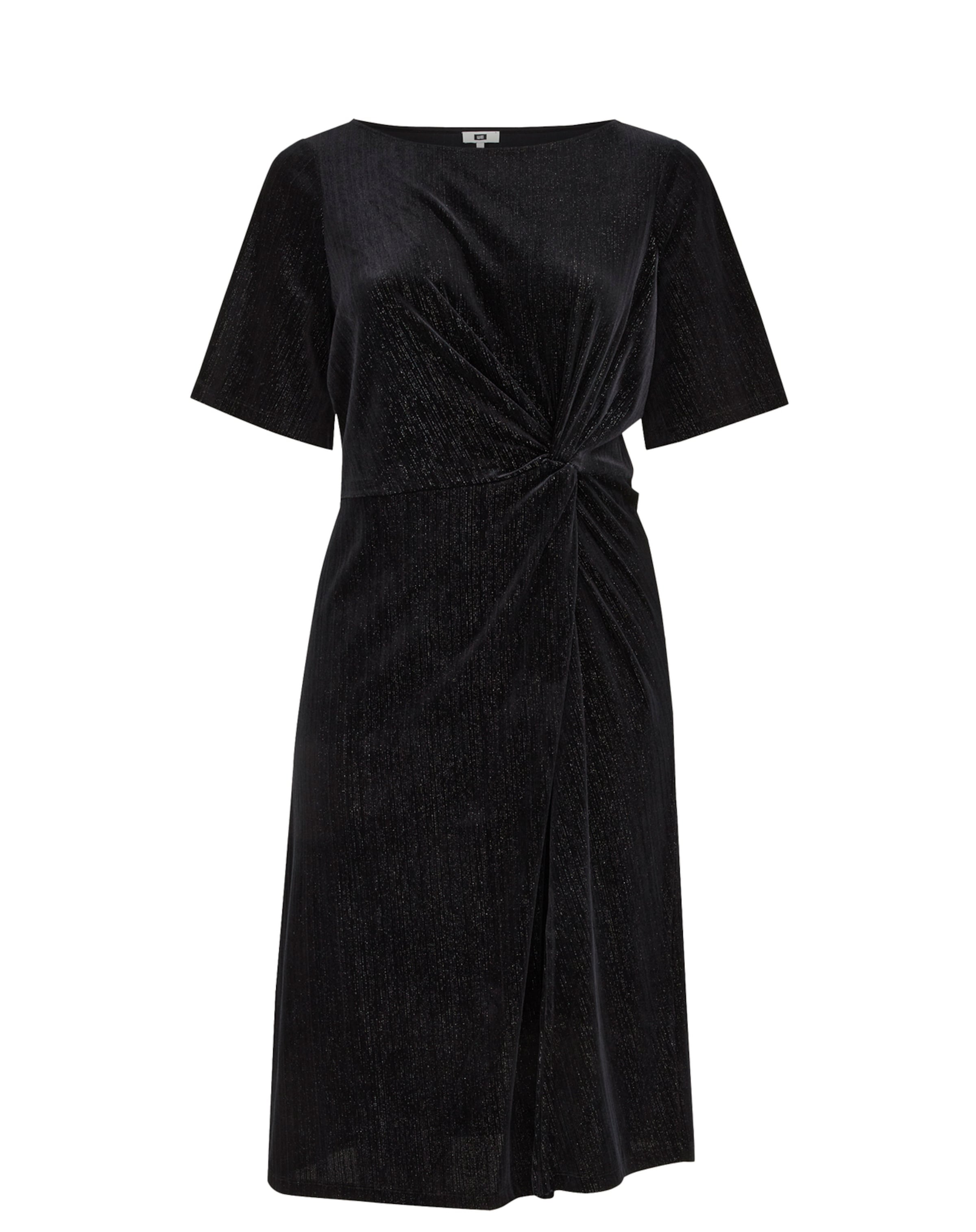 melns WE Fashion Kleita: no priekšpuses