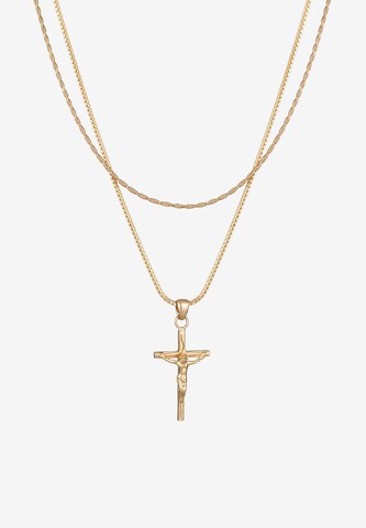 KUZZOI Necklace 'Kreuz' in Gold