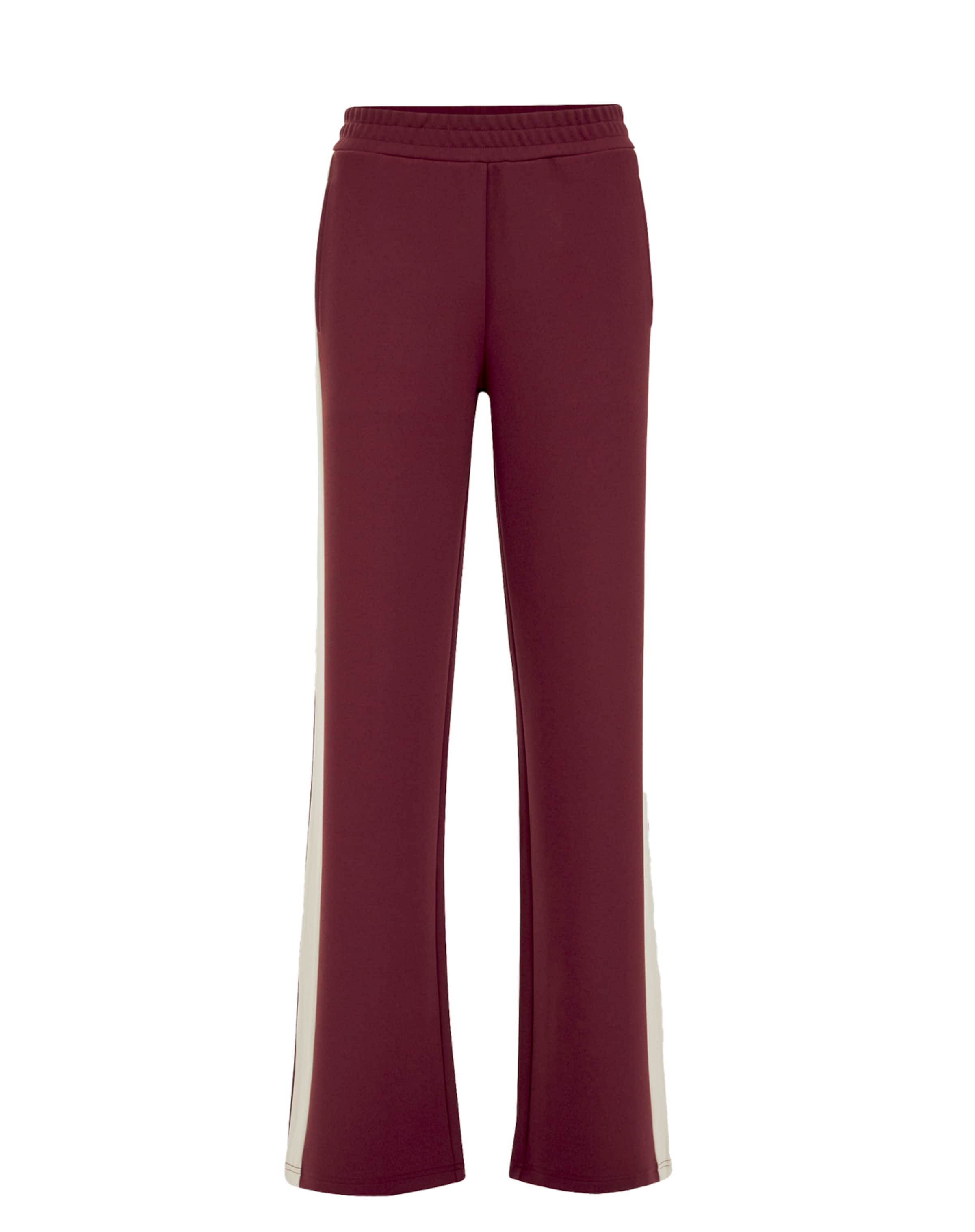 WE Fashion Обычный Штаны в Красный: спереди