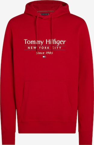 Felpa di TOMMY HILFIGER in rosso: frontale