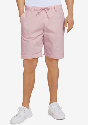 TOM TAILOR DENIM Pants in Pink: front
