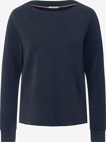 CECIL - Sweatshirt em azul: frente