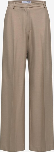 SELECTED FEMME Trousers with creases 'Eliana' in Light brown, Item view