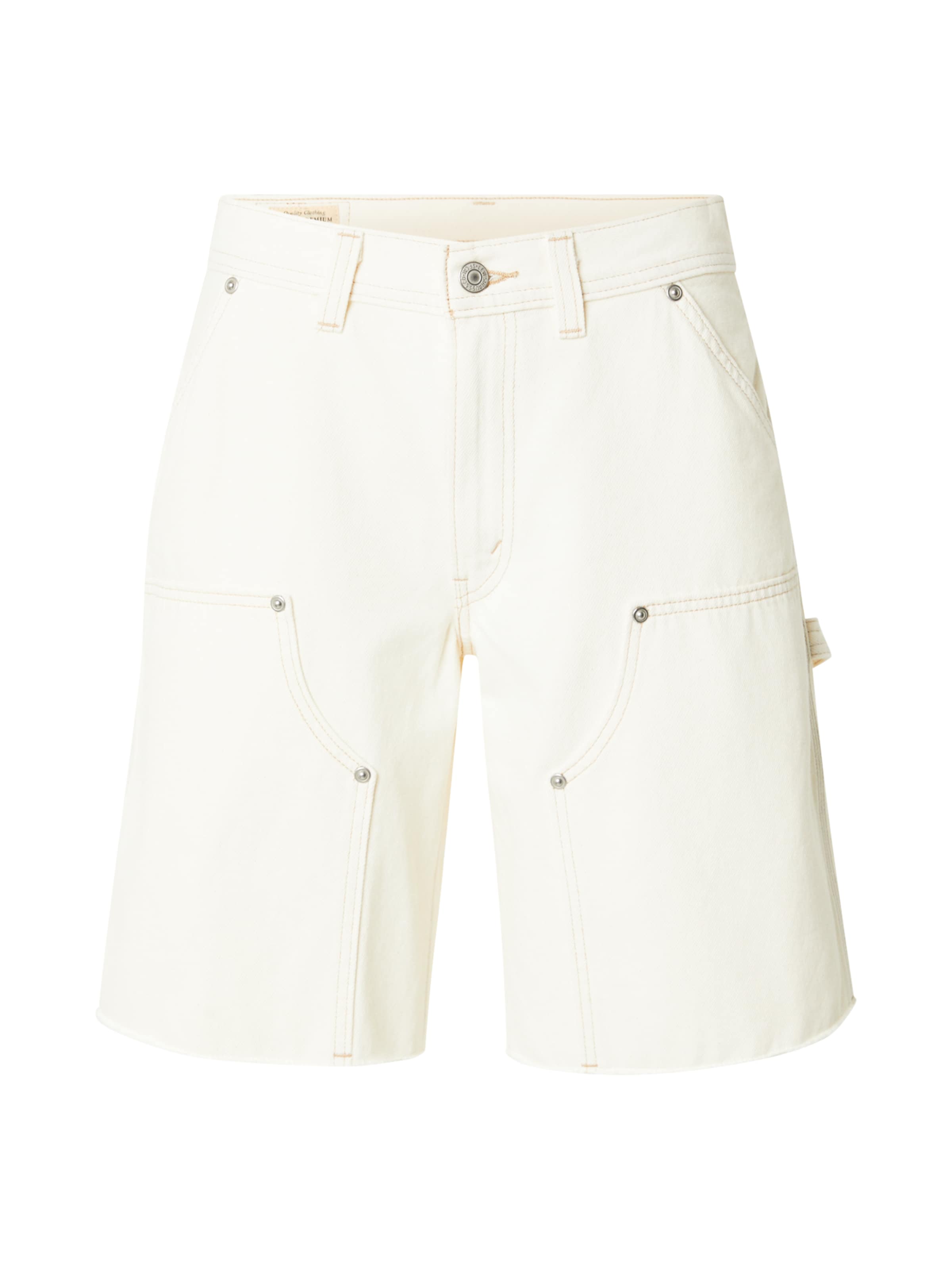 Wide leg Jeans cargo di LEVI'S ® in bianco: frontale