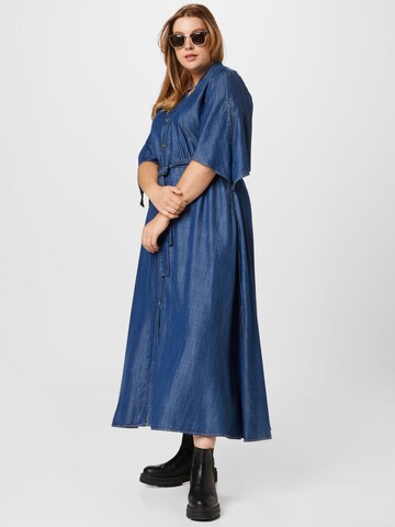 Persona by Marina Rinaldi Shirt dress 'DAVANTI' in Blue