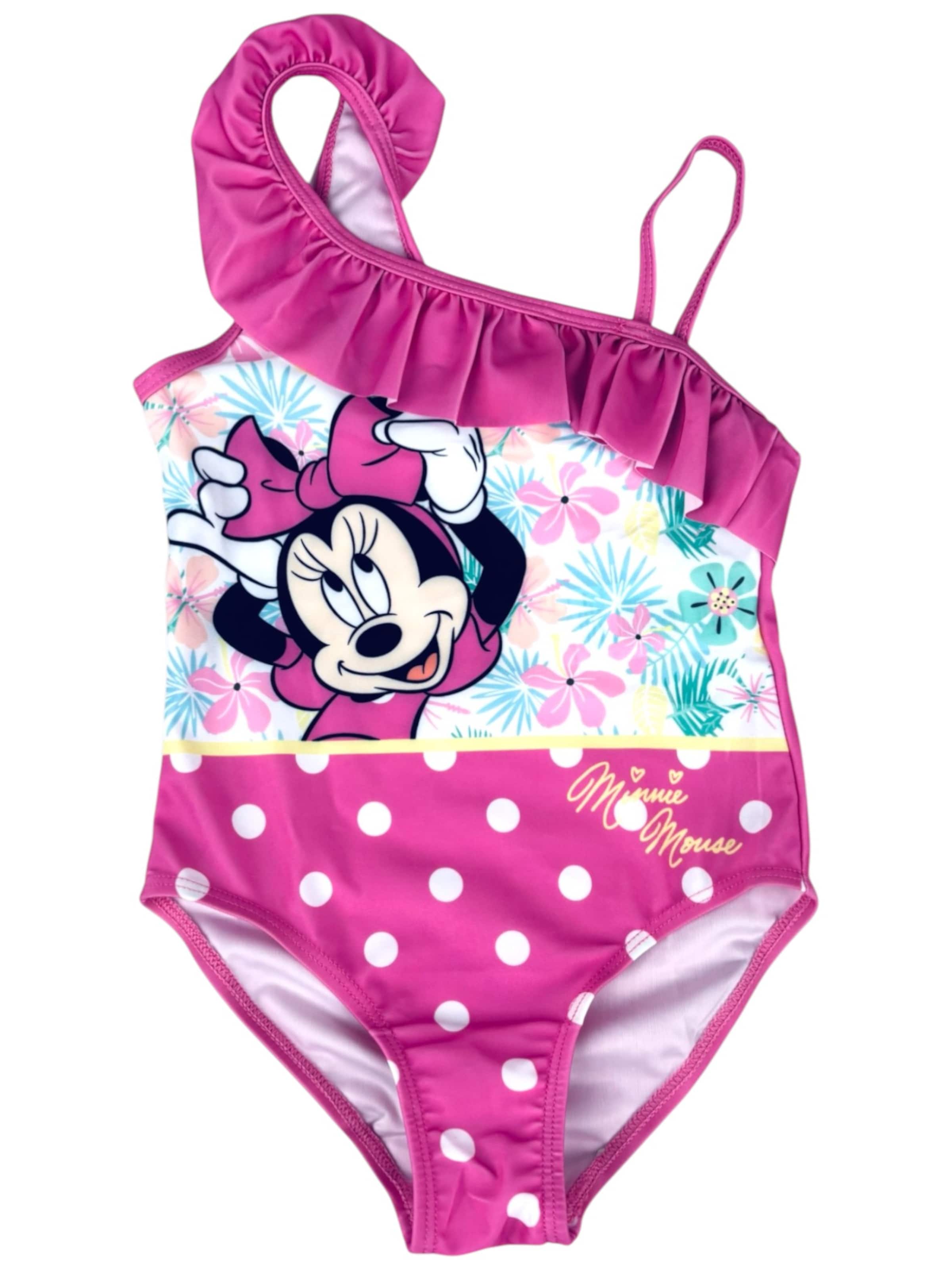 Disney Minnie Mouse Swimsuit 'Disney Minnie Mouse Badeanzug' in Pink: front