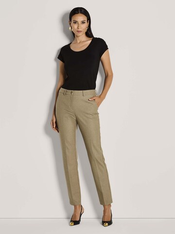 MADELEINE Tapered Broek in Beige