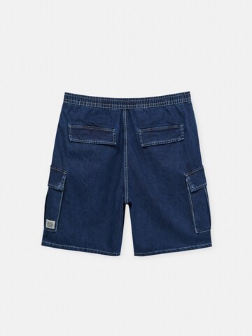 Loosefit Jeans cargo di Pull&Bear in blu