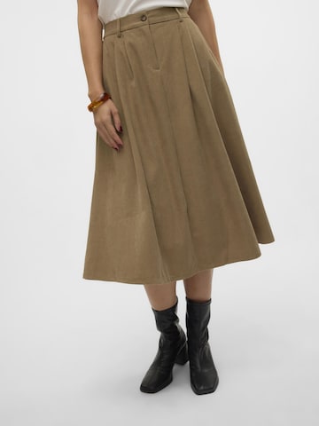 VERO MODA Skirt 'VILJA' in Brown