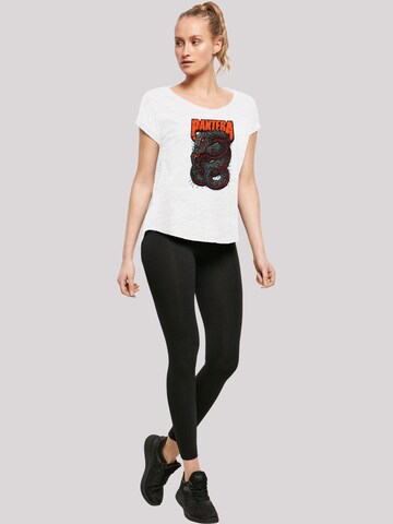 F4NT4STIC Shirt 'Pantera Venomous Snake' in Wit