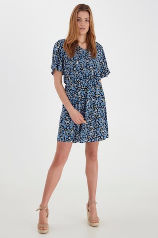 b.young Freizeitkleid mit Allover Print in Blau