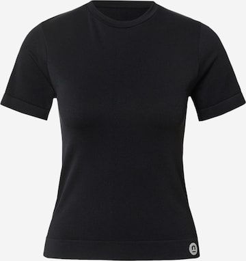 NU-IN - Camiseta 'Active' en negro: frente