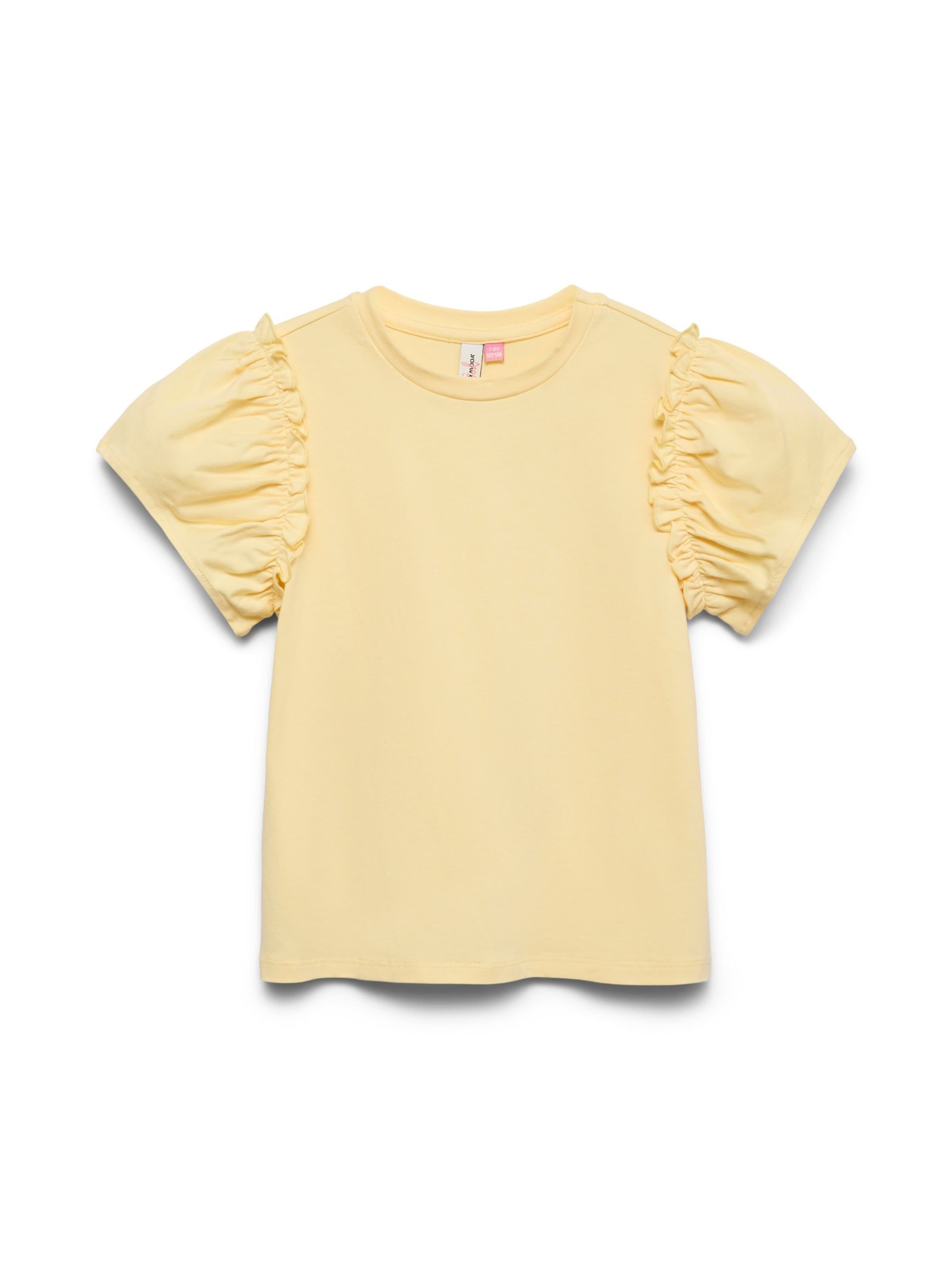 Vero Moda Girl Shirt in Yellow: front