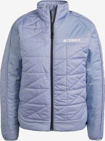 ADIDAS TERREX Outdoor Jacket 'Multi Insulation' in Blue: front