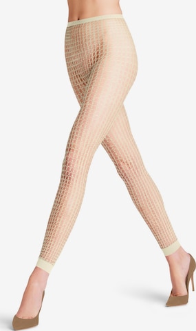 FALKE Leggings 'Wicker Game' in Weiß: Vorderseite