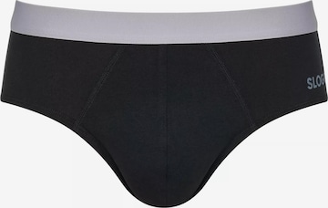 SLOGGI - Cueca 'GO ABC 2.0' em preto: frente