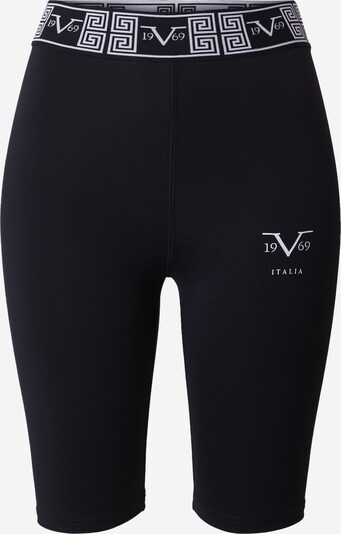 19V69 ITALIA Спортен панталон 'ALEXA' в черно / бяло, Преглед на продукта