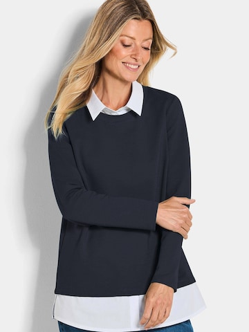 Sweat-shirt Goldner en bleu : devant