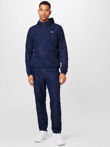 Lacoste Sport Tracksuit in Blue: front