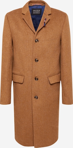 Manteau mi-saison SCOTCH & SODA en beige : devant