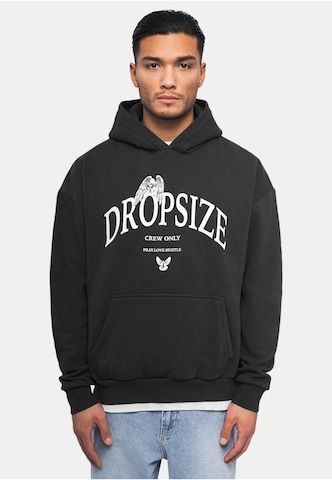 Dropsize - Sweatshirt 'Pray Love Hustle' em preto: frente