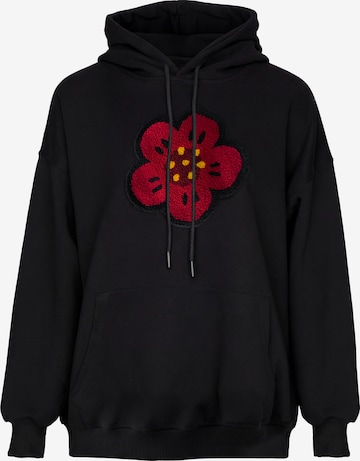 MYMO - Sudadera en negro: frente