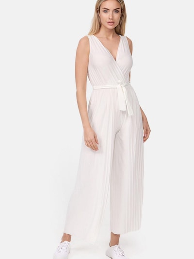 Worldclassca Jumpsuit 'Women Jumpsuit Pleated Overall Uni'‌‌‌‌‌‌‌ in S-L in weiß, Produktansicht