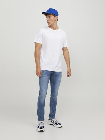 Coupe slim Jean 'Glenn' JACK & JONES en bleu