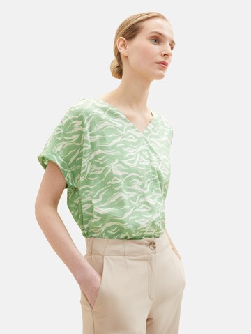 TOM TAILOR - Blusa em verde