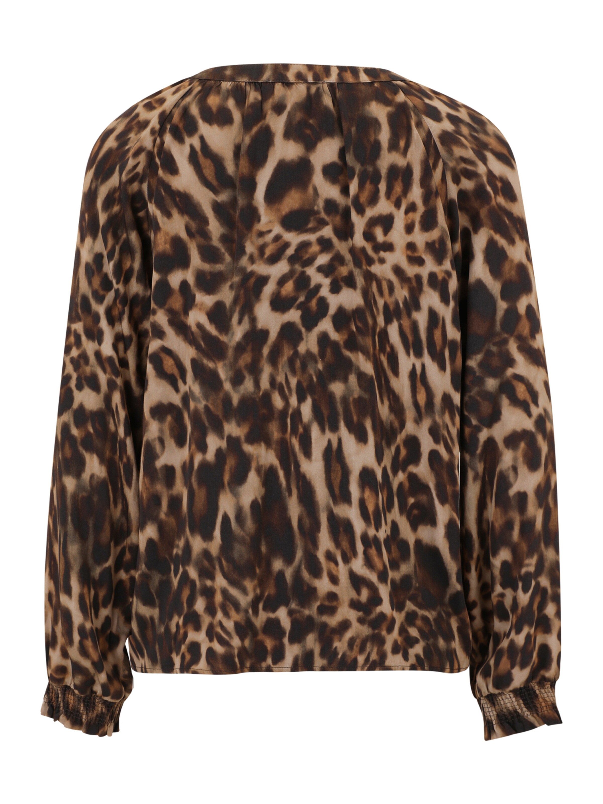 Cartoon Bluse in Braun