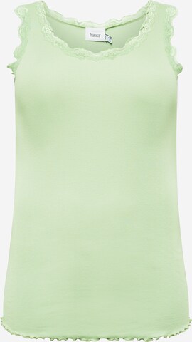 Fransa Curve Top in Green: front