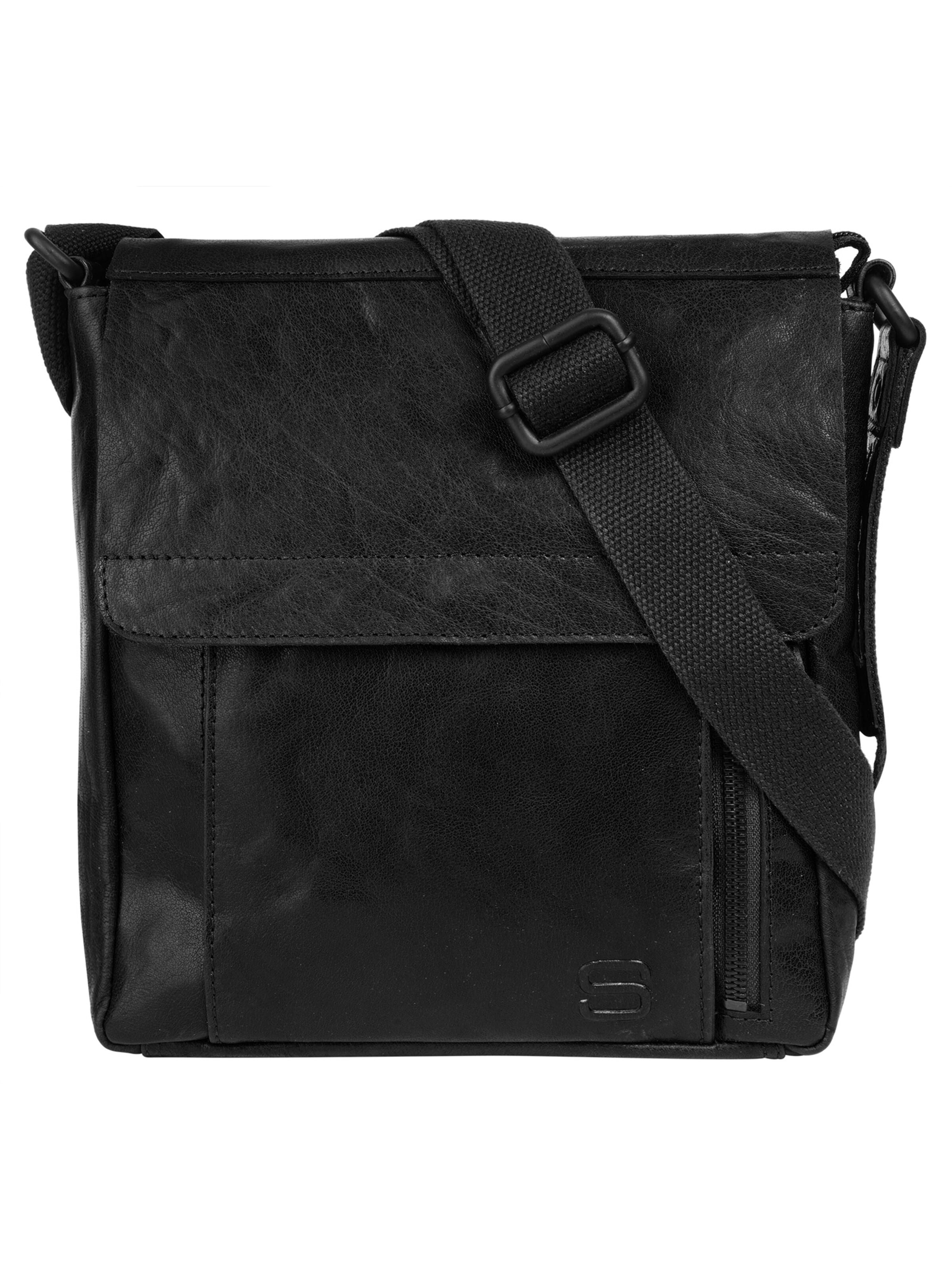 Spikes & Sparrow - Bolso de hombro en negro: frente