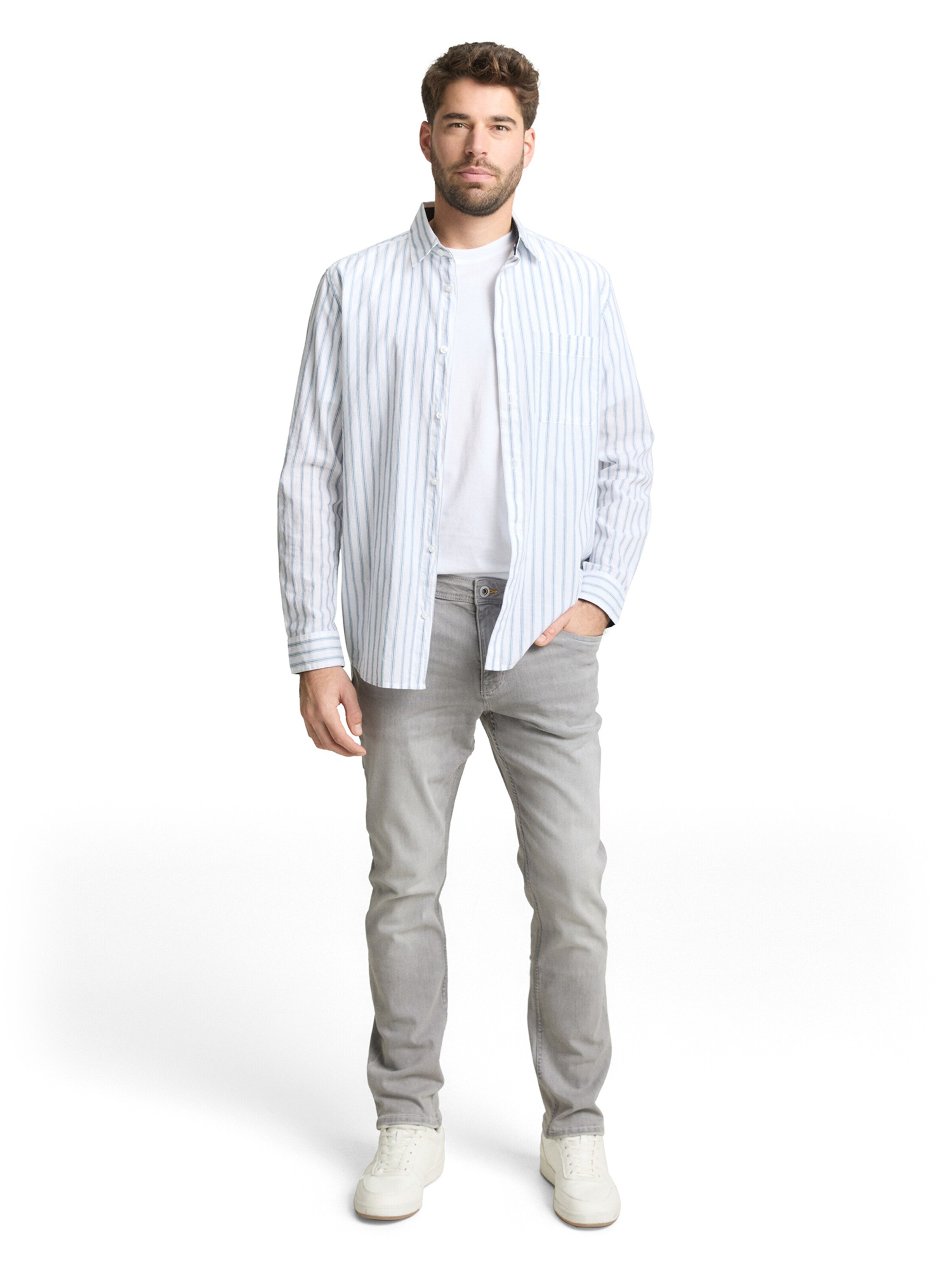 TOM TAILOR Regular Jeans 'JOSH' in Grijs