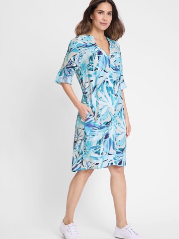 Olsen Hemdblusenkleid in Blau: Vorderseite