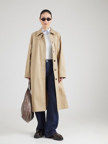 Copenhagen Studios Between-Seasons Coat in Beige